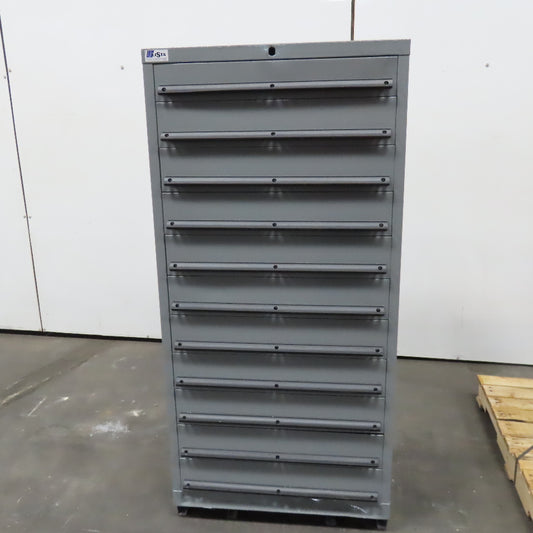 Lista 11 Drawer Small Parts Tools Storage Shop Cabinet 28" x 28" x 60"