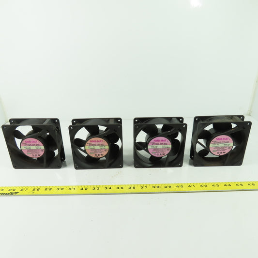 NMS 4715MS-22T-B50 Minebea Industrial Cabinet Cooling Fan 220V 1Ph Lot Of 4
