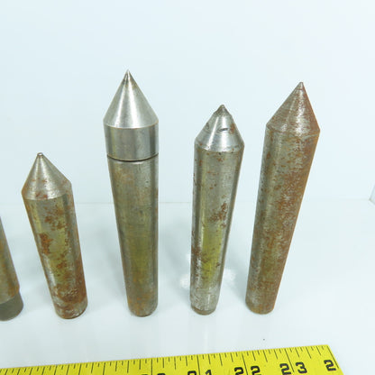 Morse Taper MT3 Misc. Used Lathe Dead Centers Lot Of 13