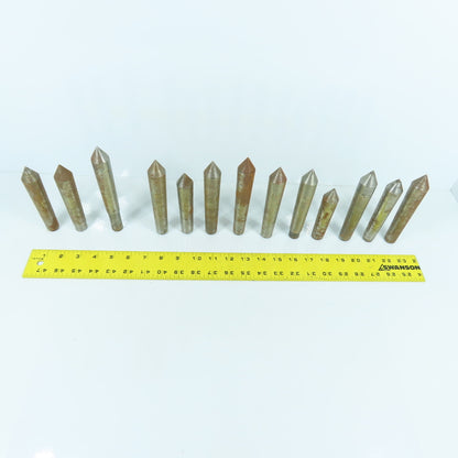 Morse Taper MT3 Misc. Used Lathe Dead Centers Lot Of 13