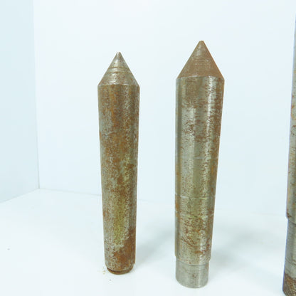 Morse Taper MT3 Misc. Used Lathe Dead Centers Lot Of 13