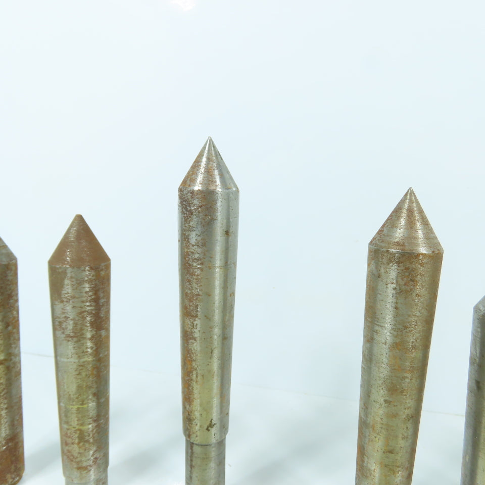 Morse Taper MT3 Misc. Used Lathe Dead Centers Lot Of 13