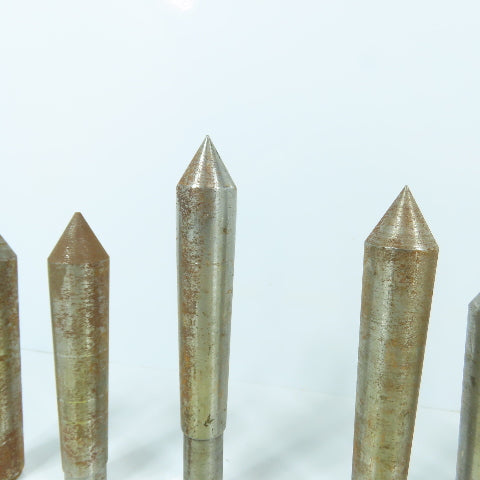 Morse Taper MT3 Misc. Used Lathe Dead Centers Lot Of 13