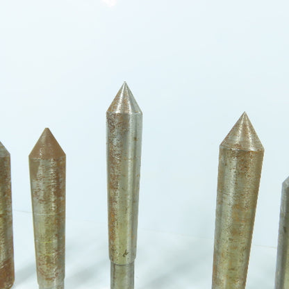 Morse Taper MT3 Misc. Used Lathe Dead Centers Lot Of 13