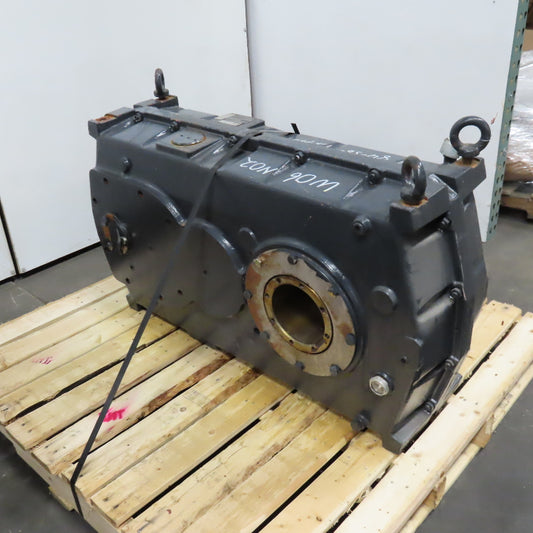 Kone HSC42802E-250 253.29:1 Ratio Right Angle Gear Reducer 1" x 5-1/2" Shafts
