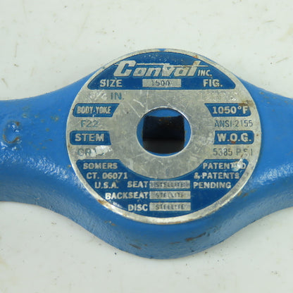 Conval 3/4" 1500 Clampseal Valve Cast Handle 8" OAL