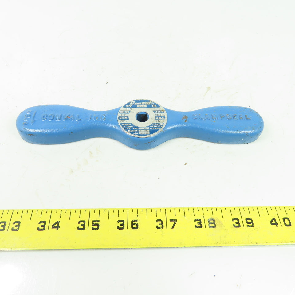Conval 3/4" 1500 Clampseal Valve Cast Handle 8" OAL