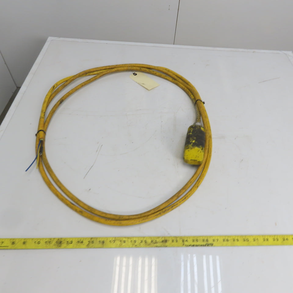 Square D BW93Y Hoist Pendant Station Control Wand W/16' Cord 3 Wire W/Ground