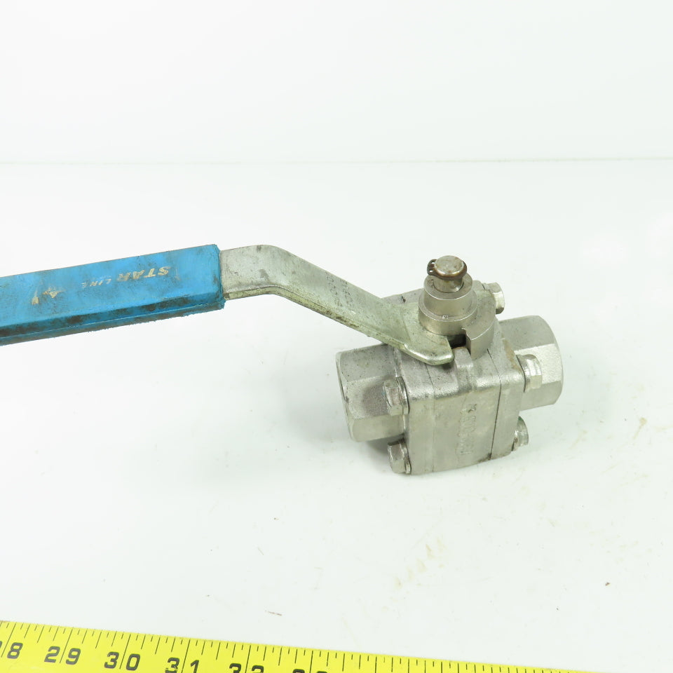 StarLine F316L BS 5351 3/4" Stainless Steen Ball Valve 4000PSI