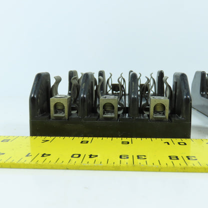 Buss H60030-3CR 30A 600V 3-Pole Fuse Holder Block Lot Of 2