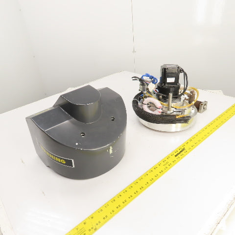 PVD Magnetron Magnetic Sputtering Head Assembly W/ Yaskawa SGMPH-04AAAGB01 Motor