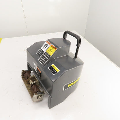 PVD Magnetron Magnetic Sputtering Head Assembly W/ Yaskawa SGMPH-04AAAGB01 Motor