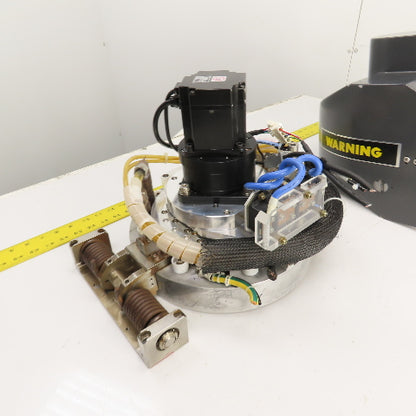 PVD Magnetron Magnetic Sputtering Head Assembly W/ Yaskawa SGMPH-04AAAGB01 Motor