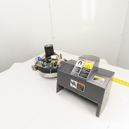 PVD Magnetron Magnetic Sputtering Head Assembly W/ Yaskawa SGMPH-04AAAGB01 Motor