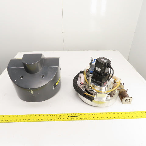 PVD Magnetron Magnetic Sputtering Head Assembly W/ Yaskawa SGMPH-04AAAGB01 Motor