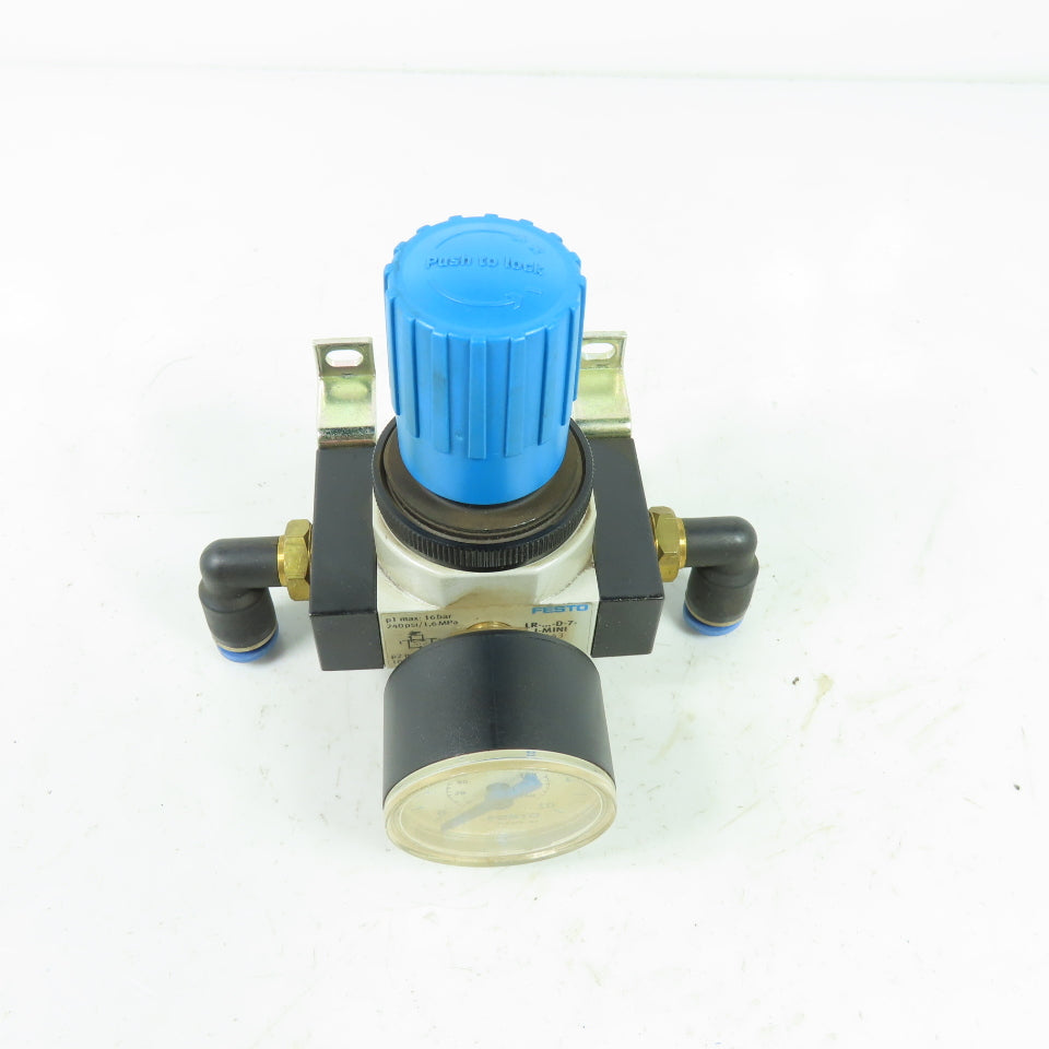 Festo LR-D-7-I-MINI Pneumatic Regulator 1/4" NPT 16 Bar