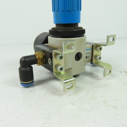 Festo LR-D-7-I-MINI Pneumatic Regulator 1/4" NPT 16 Bar
