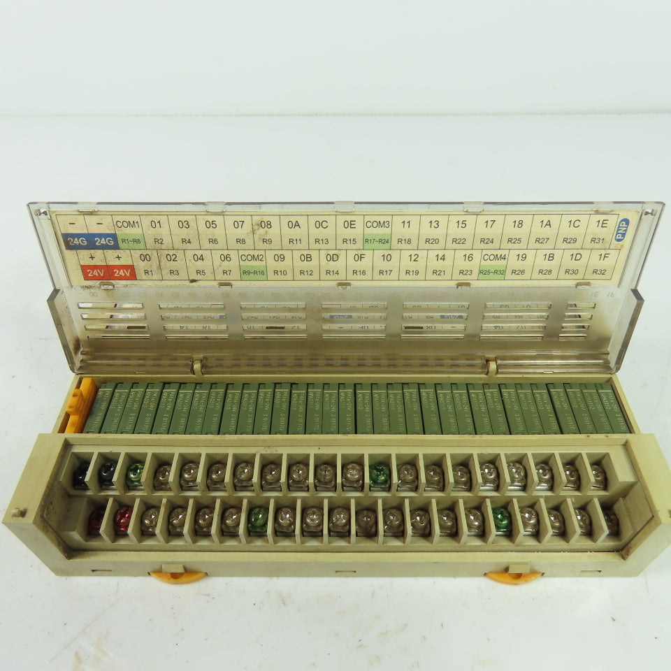 Samwon R32T-PS5A-40P 32 Channel I/O Relay Terminal Unit 24VDC Coil 7.5Ma 250VAC