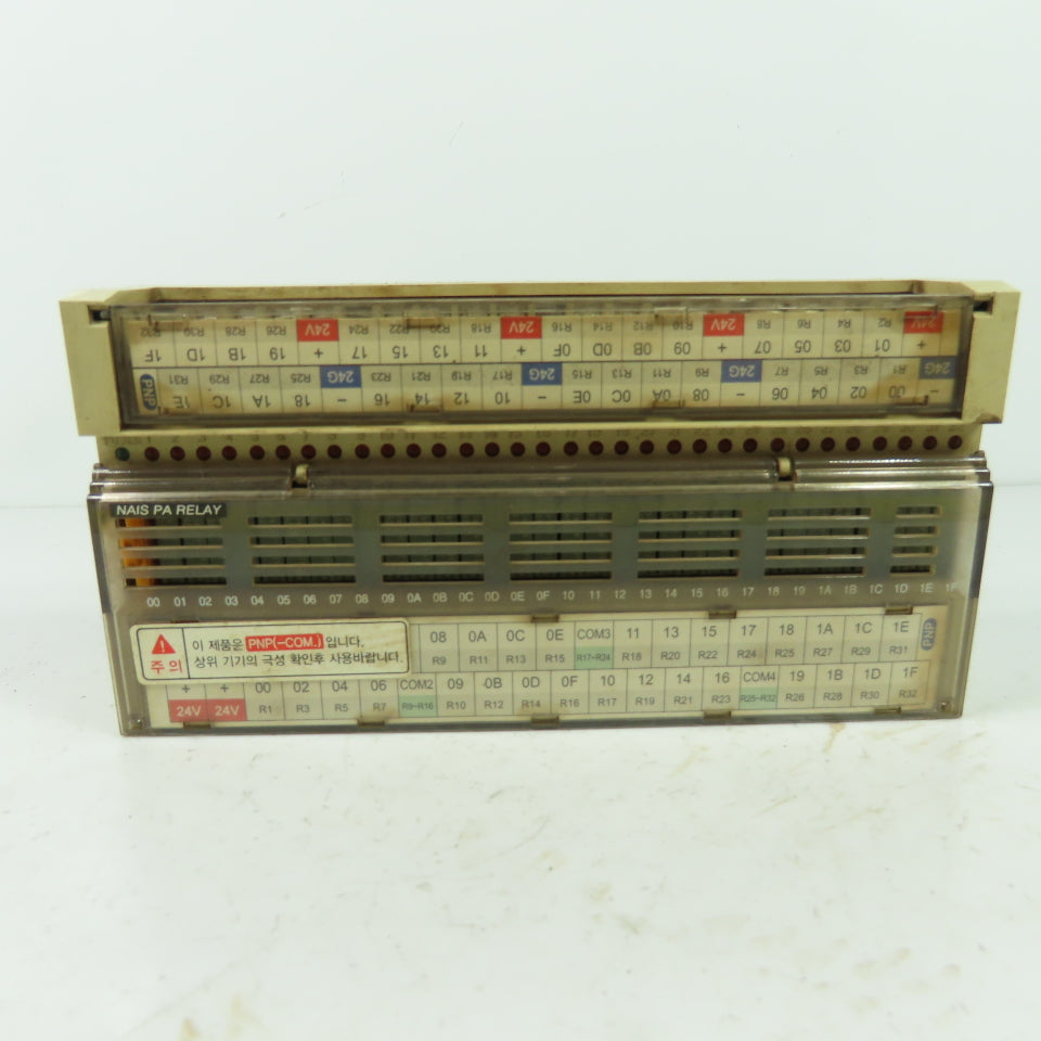 Samwon R32T-PS5A-40P 32 Channel I/O Relay Terminal Unit 24VDC Coil 7.5Ma 250VAC