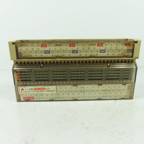 Samwon R32T-PS5A-40P 32 Channel I/O Relay Terminal Unit 24VDC Coil 7.5Ma 250VAC