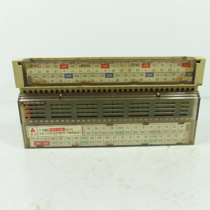 Samwon R32T-PS5A-40P 32 Channel I/O Relay Terminal Unit 24VDC Coil 7.5Ma 250VAC