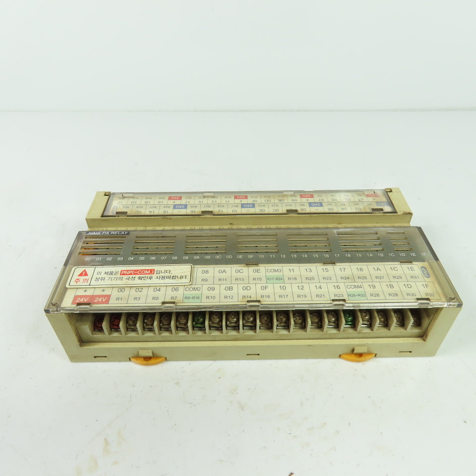 Samwon R32T-PS5A-40P 32 Channel I/O Relay Terminal Unit 24VDC Coil 7.5Ma 250VAC