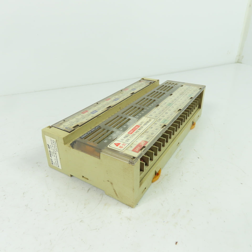 Samwon R32T-PS5A-40P 32 Channel I/O Relay Terminal Unit 24VDC Coil 7.5Ma 250VAC