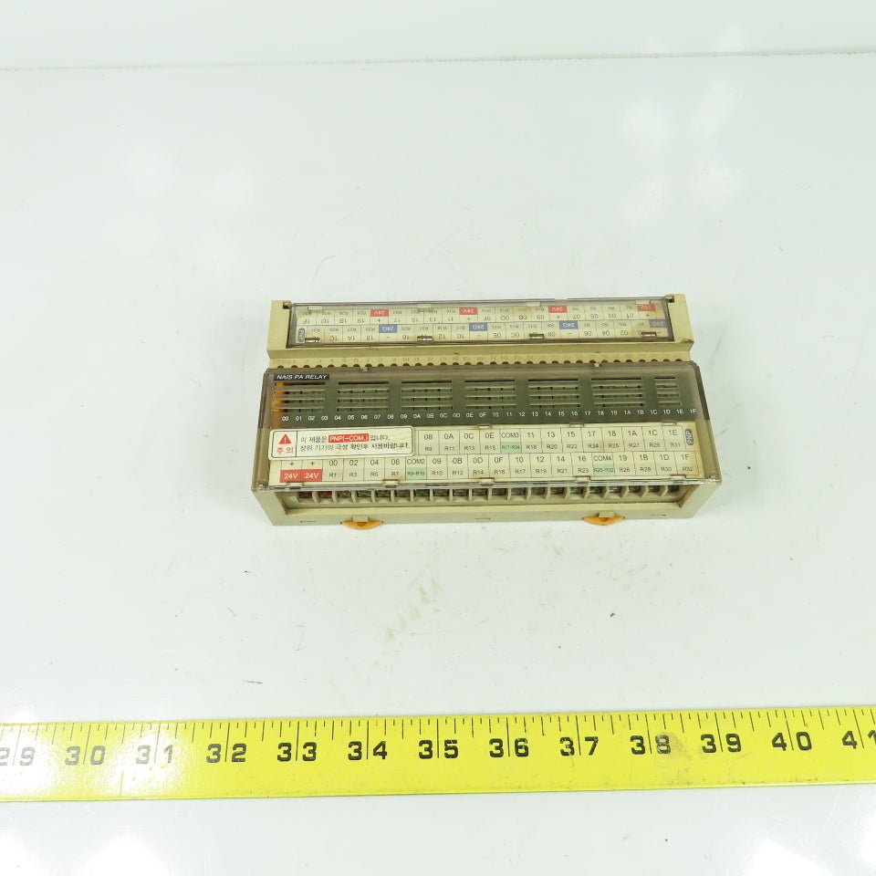 Samwon R32T-PS5A-40P 32 Channel I/O Relay Terminal Unit 24VDC Coil 7.5Ma 250VAC