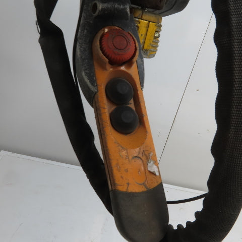 Demag DC-PRO 2-125 H8V2 275lbs 2 Speed 16/65FPM Electric Hoist 26' Lift 480V 3PH