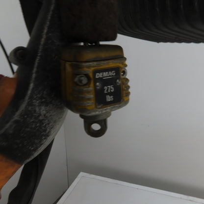 Demag DC-PRO 2-125 H8V2 275lbs 2 Speed 16/65FPM Electric Hoist 26' Lift 480V 3PH