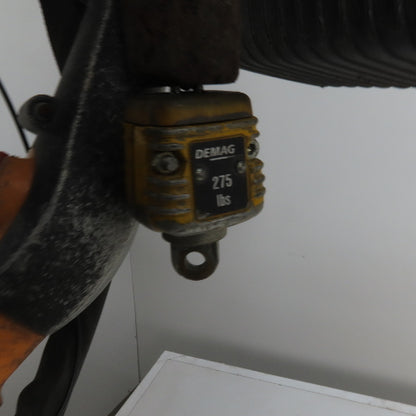 Demag DC-PRO 2-125 H8V2 275lbs 2 Speed 16/65FPM Electric Hoist 26' Lift 480V 3PH