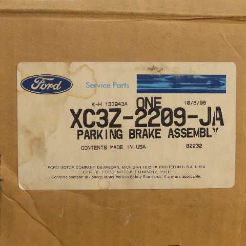 Ford XC3Z-2209-JA Parking Brake Assembly 2000-2005 F-250, F-350