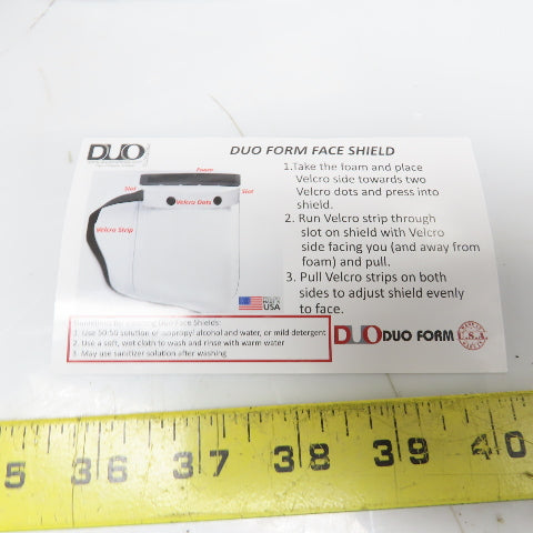 DUO Form Face Shield Reusable Protective Cover Clear Mask Anti-Splash Lot of 134