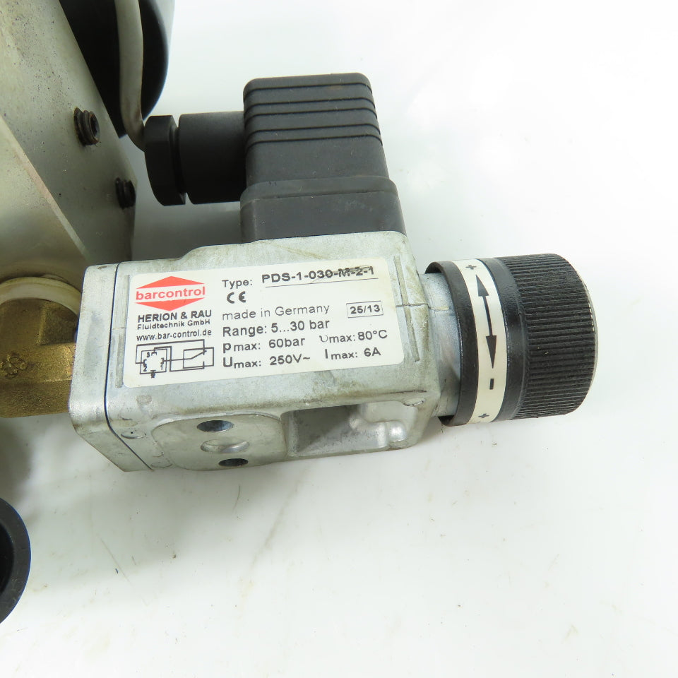 2 Stage Gas Regulator Assy From Hankwang Laser RC 1/2 Thread 24VDC 250V Coil