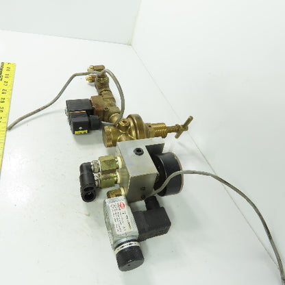 2 Stage Gas Regulator Assy From Hankwang Laser RC 1/2 Thread 24VDC 250V Coil