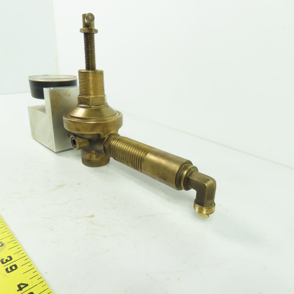 Gas regulator Assembly W/ 0-40 Bar Gage From Hankwang Laser