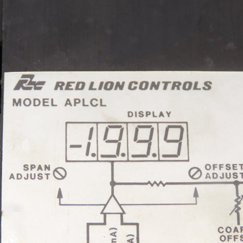 Red Lion APLCL400 Apollo Current Loop Indicator Panel Meter