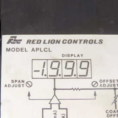 Red Lion APLCL400 Apollo Current Loop Indicator Panel Meter