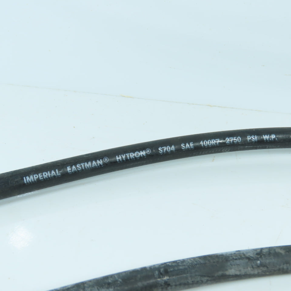 Hytron 100R7 2750PSI Straight Flare Female Hydraulic Hose 27" L x 1/4" Lot/2