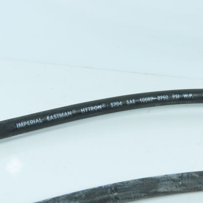 Hytron 100R7 2750PSI Straight Flare Female Hydraulic Hose 27" L x 1/4" Lot/2