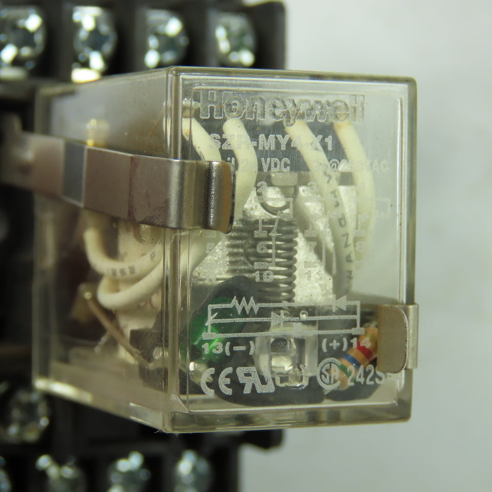 Honeywell SZR-MY4-X1 Relay 24VDC 3A 250VAC Lot Of 2