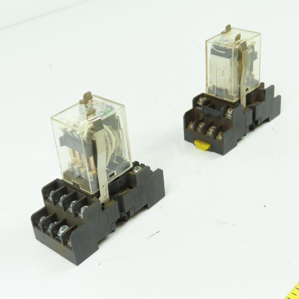 Honeywell SZR-MY4-X1 Relay 24VDC 3A 250VAC Lot Of 2