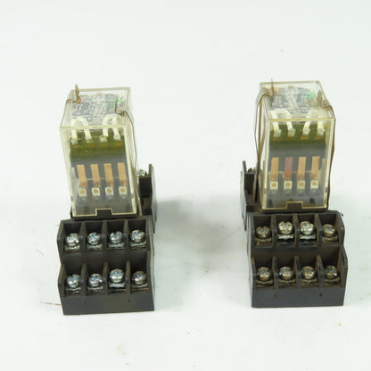 Honeywell SZR-MY4-X1 Relay 24VDC 3A 250VAC Lot Of 2