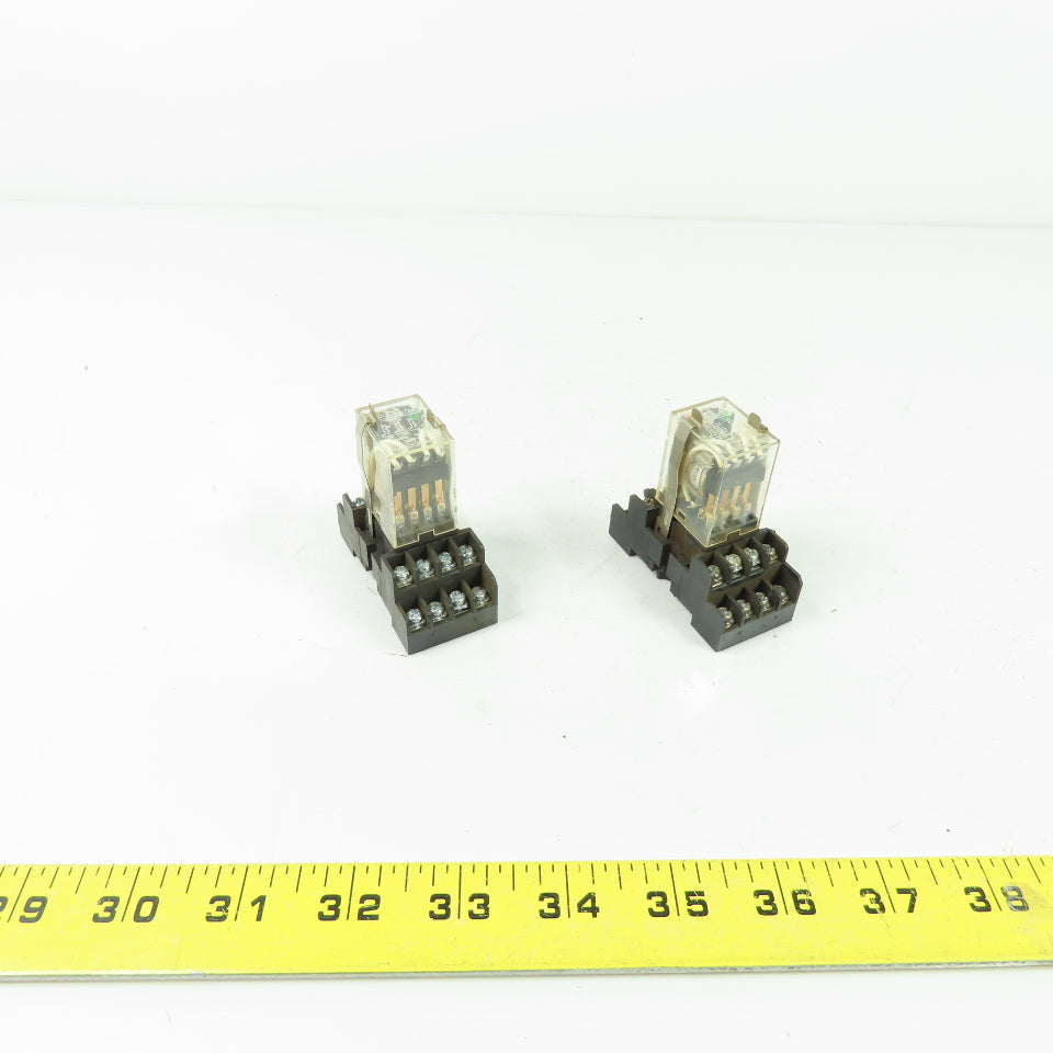 Honeywell SZR-MY4-X1 Relay 24VDC 3A 250VAC Lot Of 2
