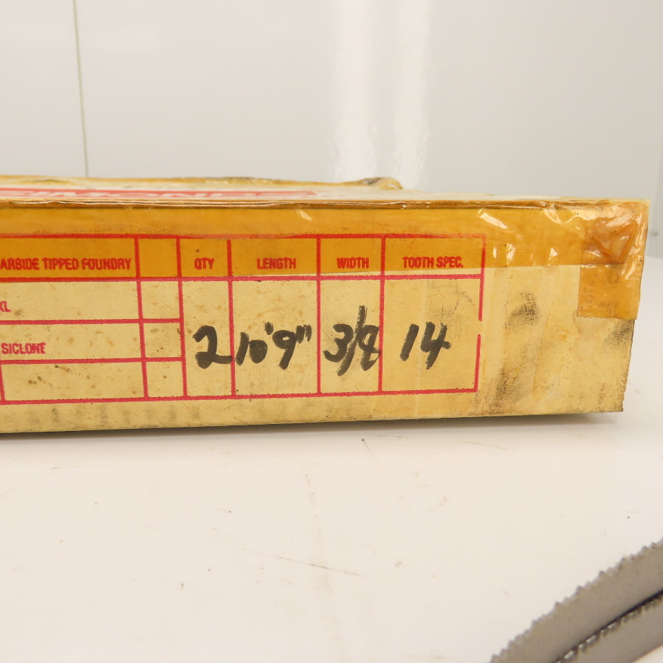 Simonds Welded Bandsaw Blade SIWELD 109" OAL x 3/8" Wide 14TPI Lot Of 2