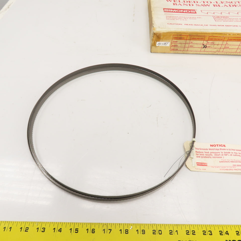 Simonds Welded Bandsaw Blade SIWELD 109" OAL x 3/8" Wide 14TPI Lot Of 2