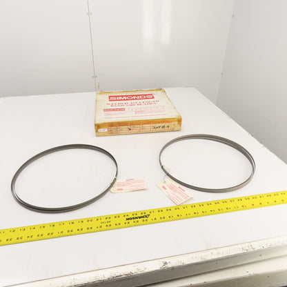 Simonds Welded Bandsaw Blade SIWELD 109" OAL x 3/8" Wide 14TPI Lot Of 2