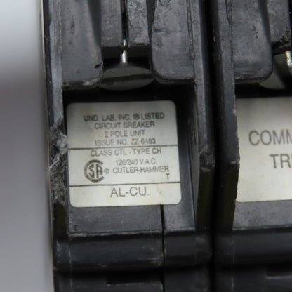Cutler Hammer CH230R 30A 2 Pole Circuit Breaker 120/240V