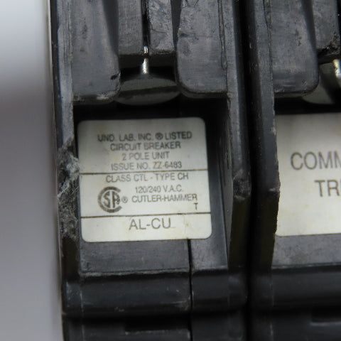Cutler Hammer CH230R 30A 2 Pole Circuit Breaker 120/240V