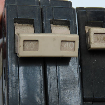 Cutler Hammer 40A 2 Pole Circuit Breaker 120/240V Lot Of 2